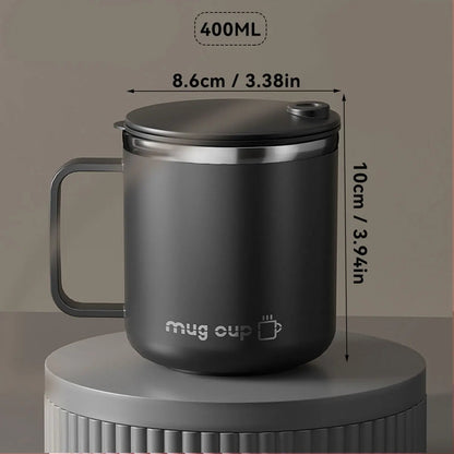 Insulated Stainless Steel Coffee Mug with Lid