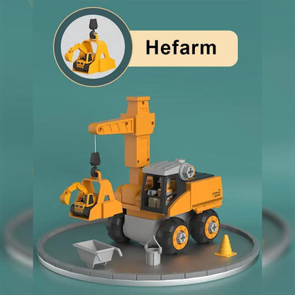 Excavator Learning Toy – Construction Vehicle Kit for Children