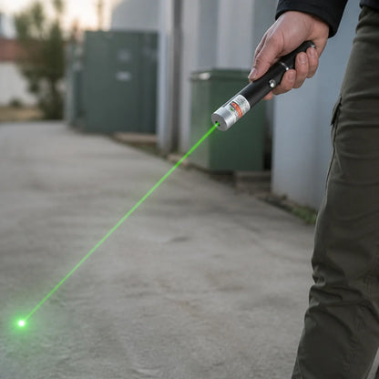 Daylight-Visible High-Performance Green Laser Pointer (Aluminum Housing)