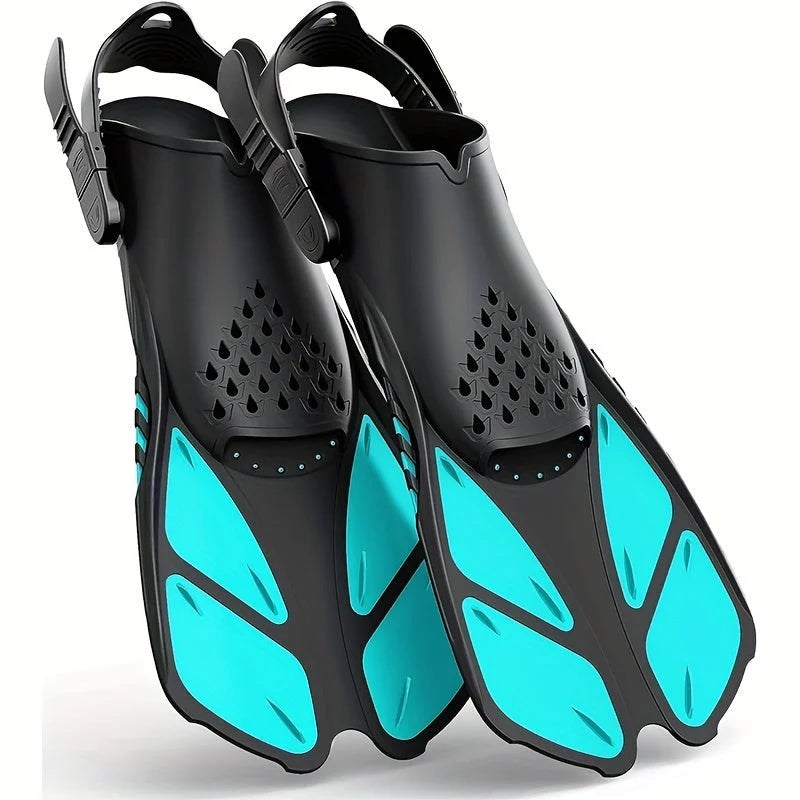 Adjustable Short Snorkeling Fins – Open Heel