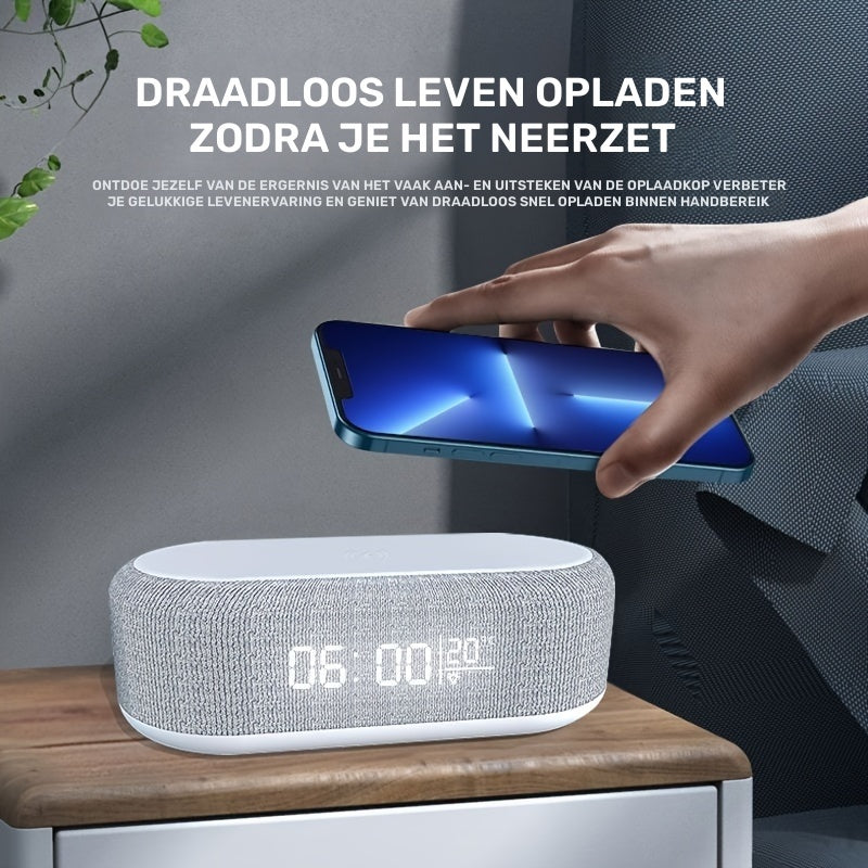Wireless Charging Station | With Alarm Clock and Temperature Display