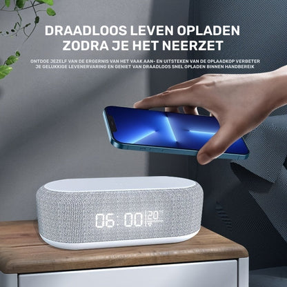 Wireless Charging Station | With Alarm Clock and Temperature Display