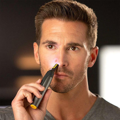 Precision Trimmer with LED Light & Titanium Blades