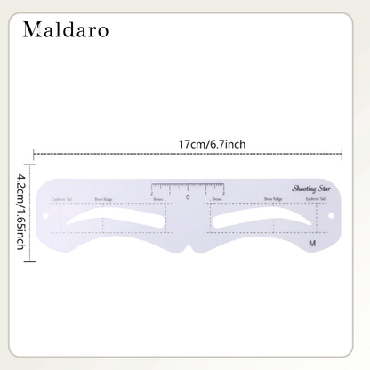 Eyebrow Stencil Kit with Elastic Band