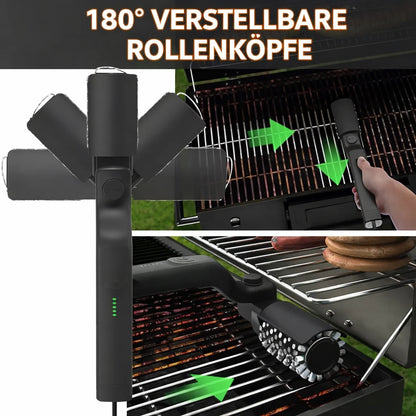 PowerScrubPro™ — Make your grill spotless in no time and enjoy more time with your loved ones!