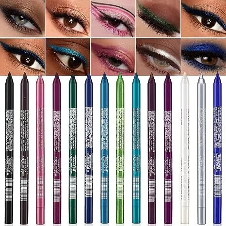 13-piece Waterproof Gel Eyeliner Set
