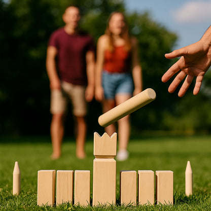 Kubb Wooden Game for Garden & Leisure