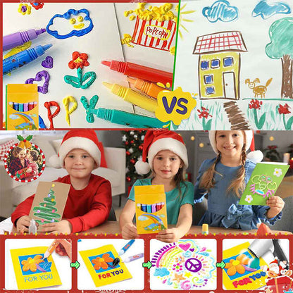 1+1 FREE | BubbleArt 3D – Creative Pen Set for Three-Dimensional Popcorn Effects