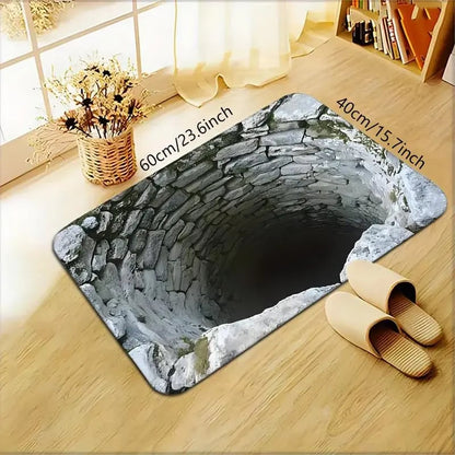 3D Optical Illusion Door Mat – Anti-Slip