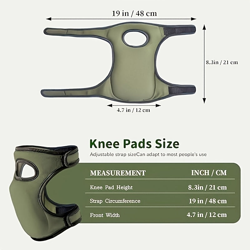 Ergonomic Garden Knee Pads with Adjustable Straps