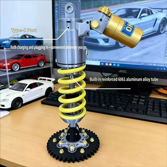 Shock Absorber Table Lamp with LED and Touch Function