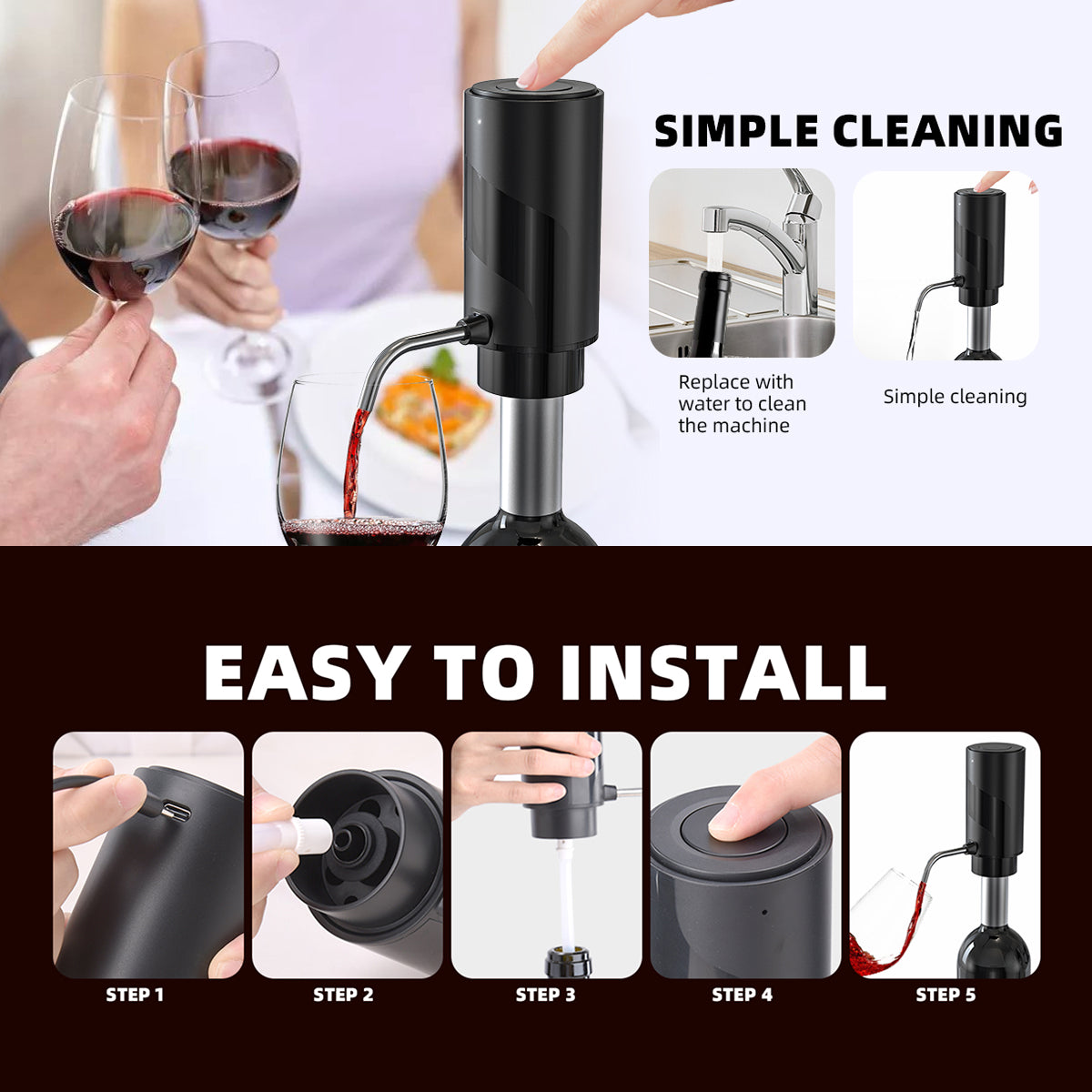 AciWemi Electric Wine Aerator