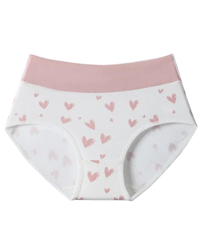 Women's High-Waist Cotton Briefs (6-Pack)