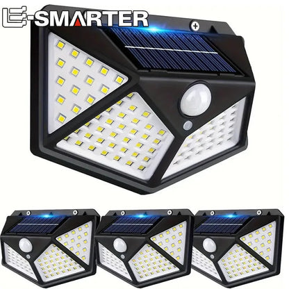 Solar Wall Light Outdoor 100 LED with Motion Sensor
