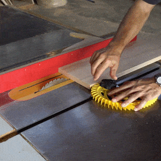 Woodworking Push Block with Safety Guide