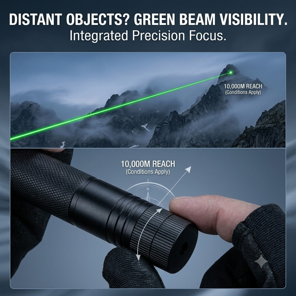Long Range Laser Pointer Aluminium Adjustable
