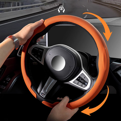 Universal Steering Wheel Cover with Anti-Slip Grip