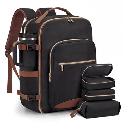 CompassGear 40L Cabin Backpack with Suitcase Opening