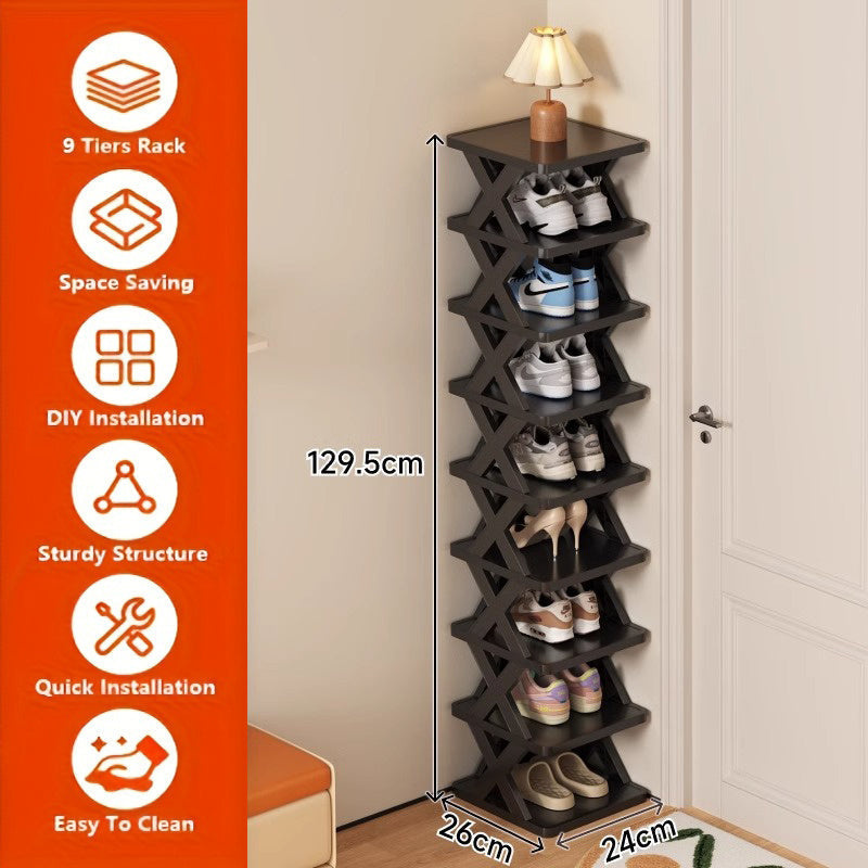Narrow Shoe Rack Tower