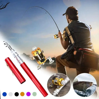 Pocket fishing rod with reel – extendable to 97 cm