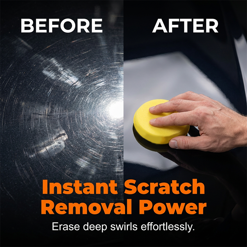 Car Scratch Care Paste Set with Sponge & Cloth