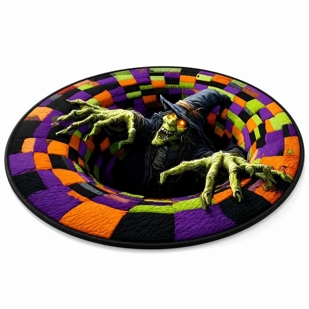 Festive Polyester Halloween Rug (Various Sizes)