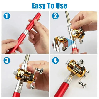 Pocket fishing rod with reel – extendable to 97 cm