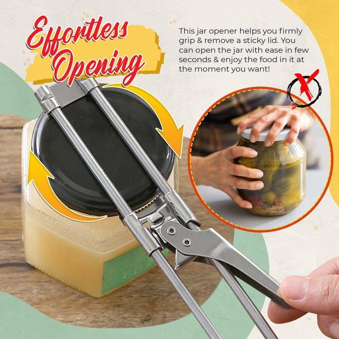 Adjustable Bottle and Glass Opener