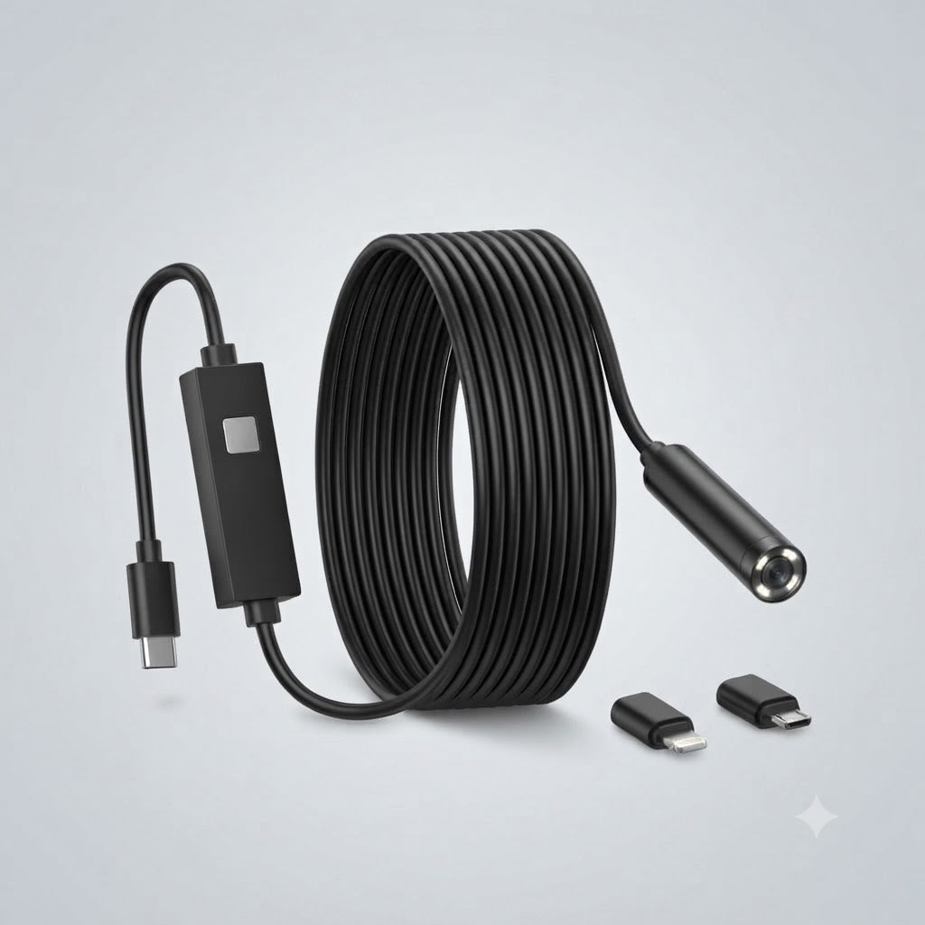 HD Inspection Camera 5m Cable – Endoscope Smartphone