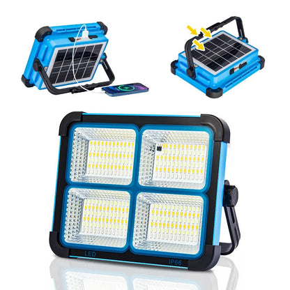 Solar Floodlight with Emergency Battery IP66