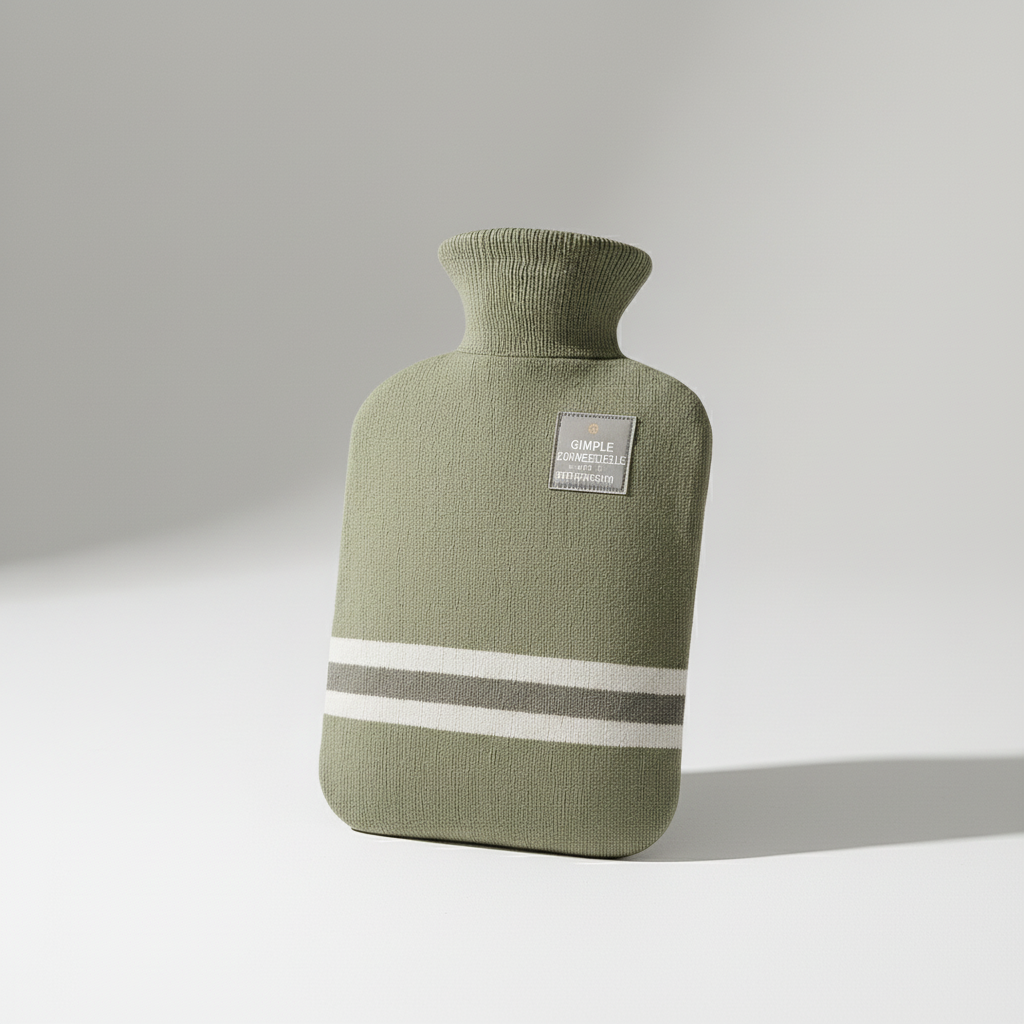 2L Hot Water Bottle with Knit Cover