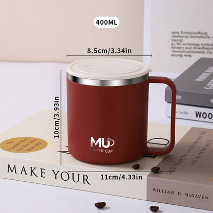 Insulated Stainless Steel Coffee Mug with Lid