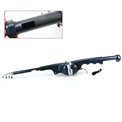 Telescopic Fishing Rod 134 cm with Integrated Reel
