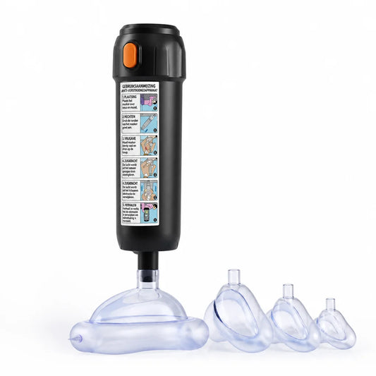 Manual Battery-Free Anti-Choking Suction Device (Including 3 Mask Sizes)