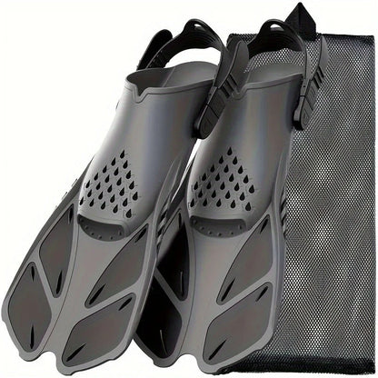 Adjustable Short Snorkeling Fins – Open Heel