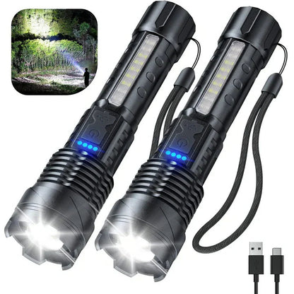 LumaShield Flashlight with 7 Lighting Modes