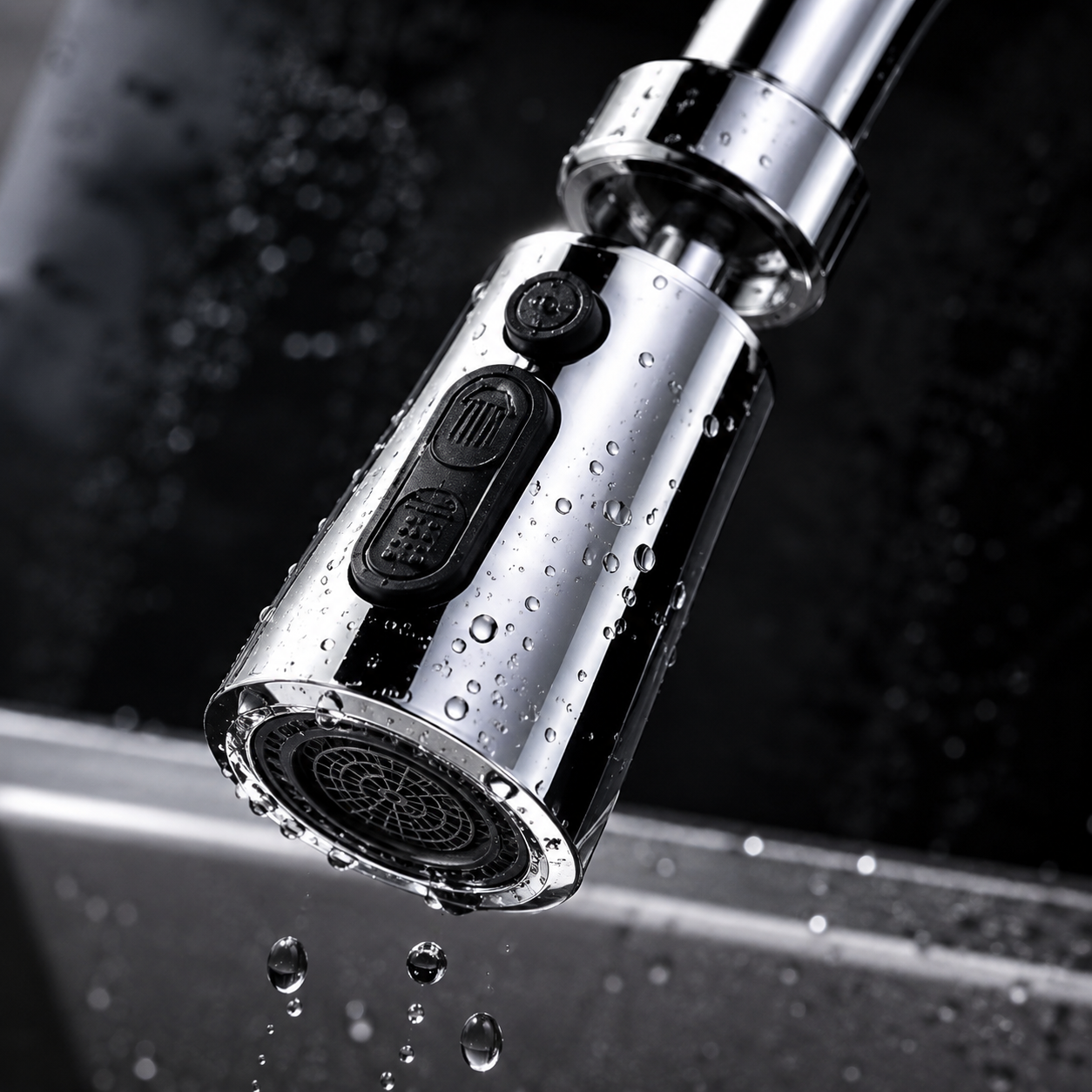 HydroFlex360 Kitchen Faucet Attachment with 360° Rotation