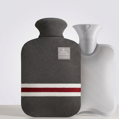 2L Hot Water Bottle with Knit Cover