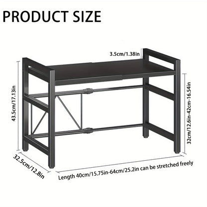 Extendable Microwave Rack 2 Tiers