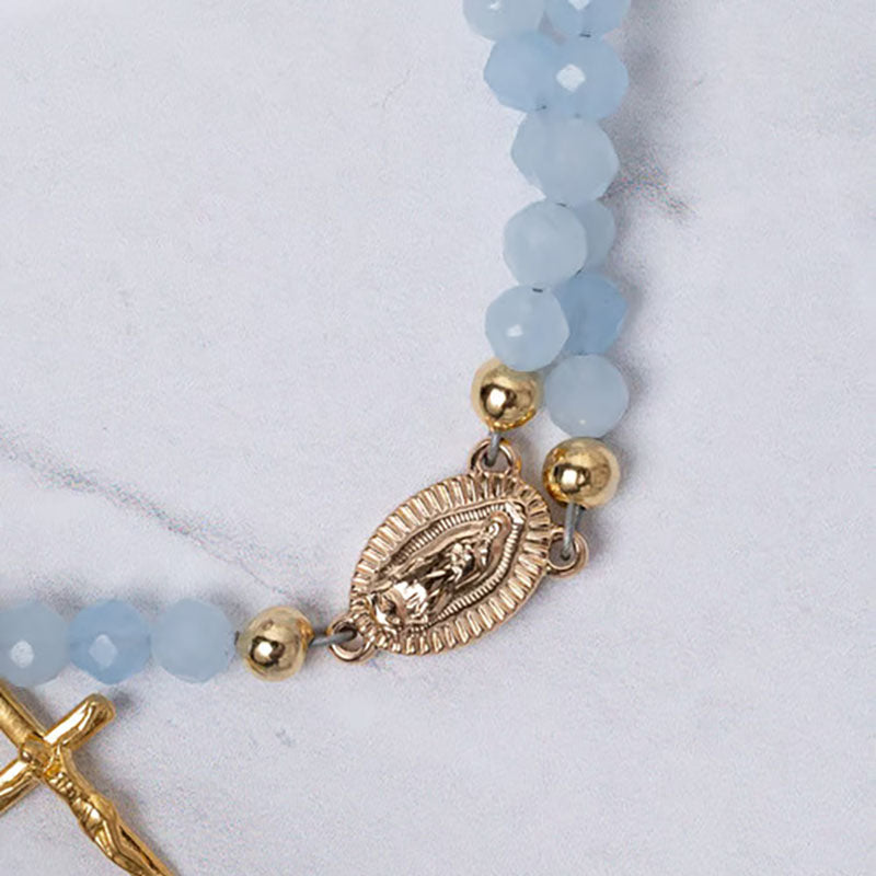 Handcrafted Pearl Prayer Bracelet with Magnetic Clasp
