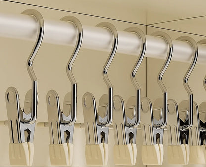 FlexiClip™ — Rust-free Gentle Hold for Flawless Laundry, Anytime and Anywhere