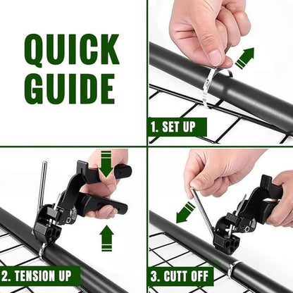 Stainless Steel Cable Tie Gun with 100 Cable Ties