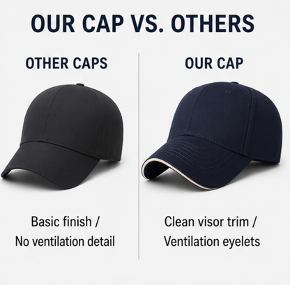 Men's Baseball Cap with Adjustable Strap