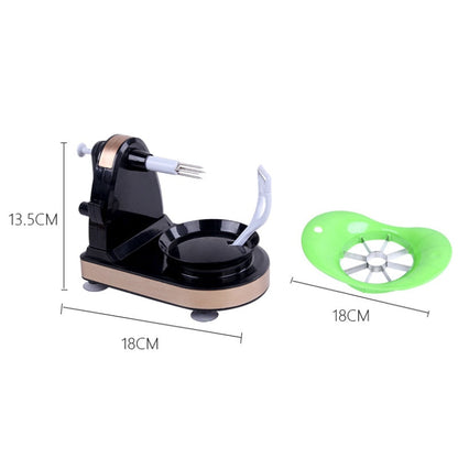 Apple peeler with corer and slicer