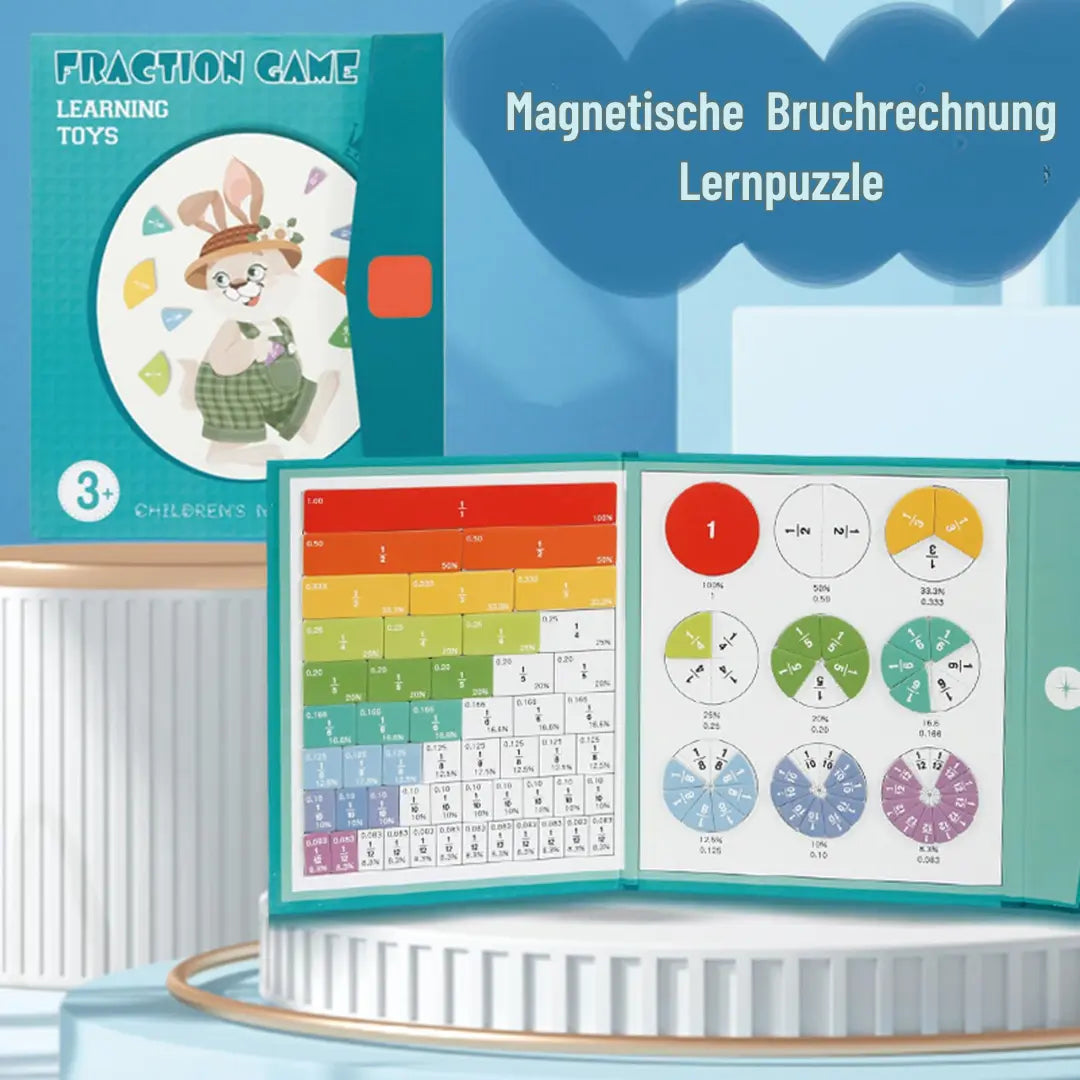 FractionMagnet – Playful Math Learning Set for Children Aged 6 and Up