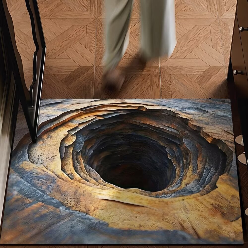 3D Optical Illusion Door Mat – Anti-Slip