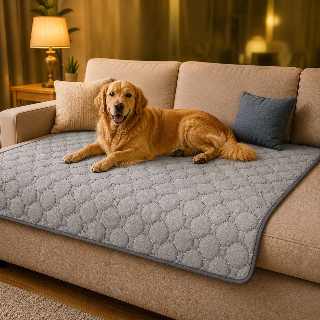 DryShield Waterproof Protective Cover for Sofa and Bed