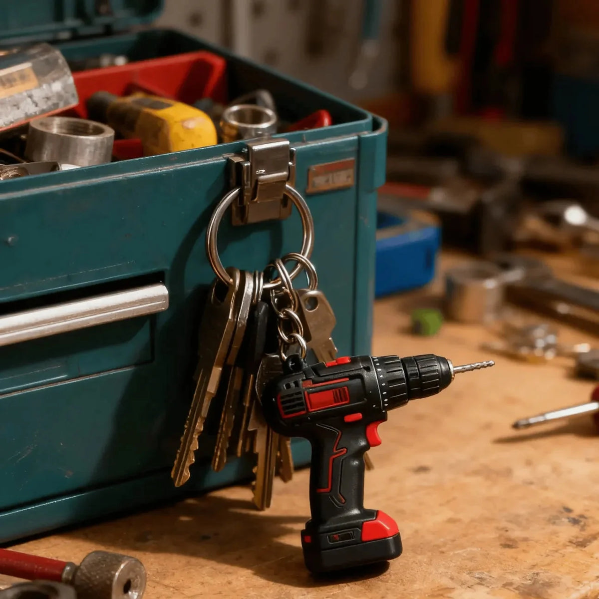 EdgeCraft™ Mini Grinder Keychain — compact, decorative, and always handy