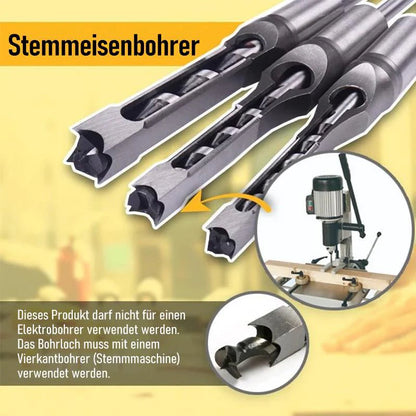 Square Hole Wood Drill Bit Set