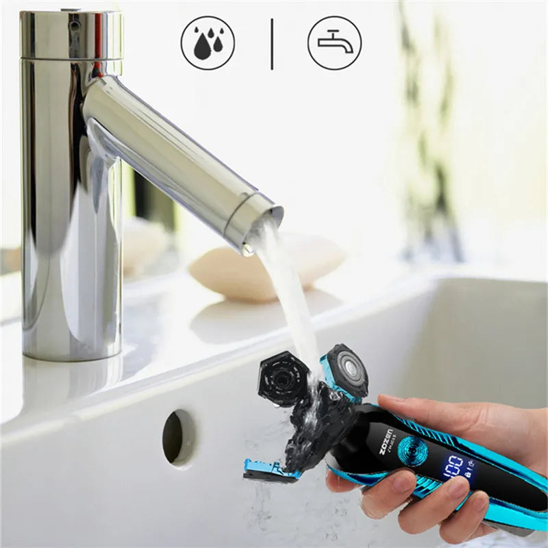 Electric 3-Head Rotary Shaver USB